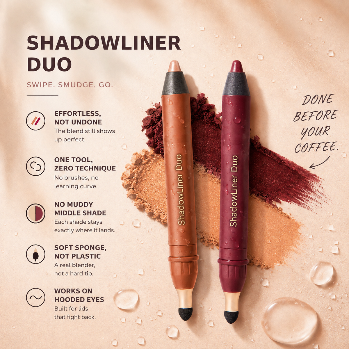 ShadowLiner Dual-Tone Eyeshadow Stick