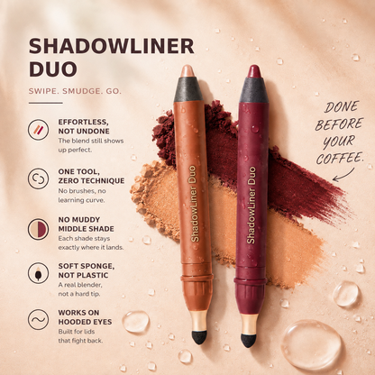 ShadowLiner Dual-Tone Eyeshadow Stick